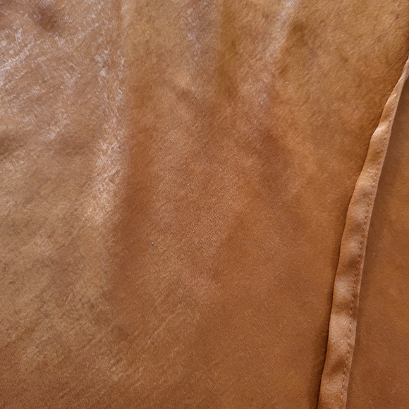 Urban Outfitters Cut-Out Waist Satin Midi Skirt Size Large - Picture 2 of 6